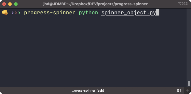 Python Spinner Class